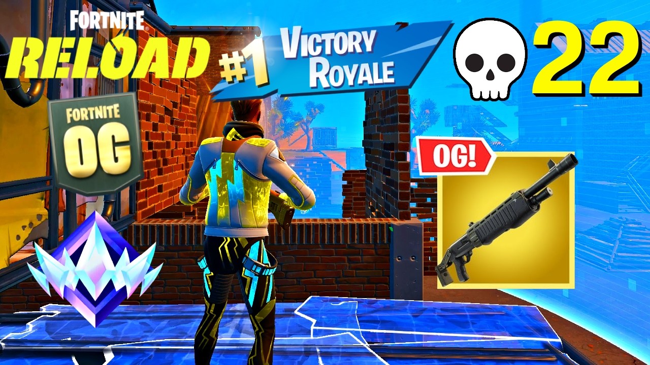 OG Fortnite Reload | 22 Elimination Duo Unreal Gameplay (Keyboard & Mouse)