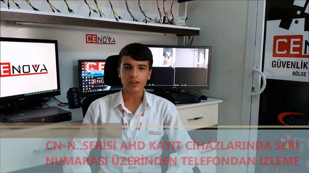 CENOVA N.. SERİSİ KAYIT CİHAZLARI SERİ NUMARASI İLE TELEFONDAN İZLEME