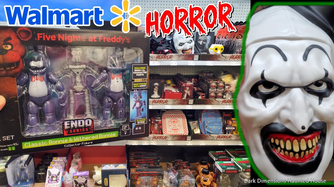 Walmart Horror October 2025 by Bloody Disgusting featuring FNAF / Terrifier / Chucky & Pennywise IT
