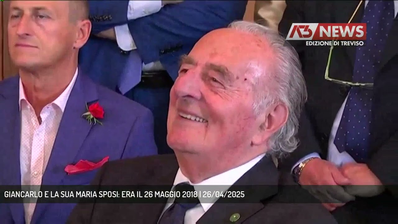 GIANCARLO E LA SUA MARIA SPOSI: ERA IL 26 MAGGIO 2018 | 26/04/2025