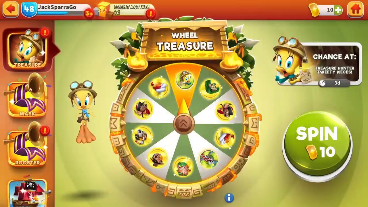 Girando 109 Tickets De Oro en Ruleta Gallo Claudio y Piolin Cazatesoros