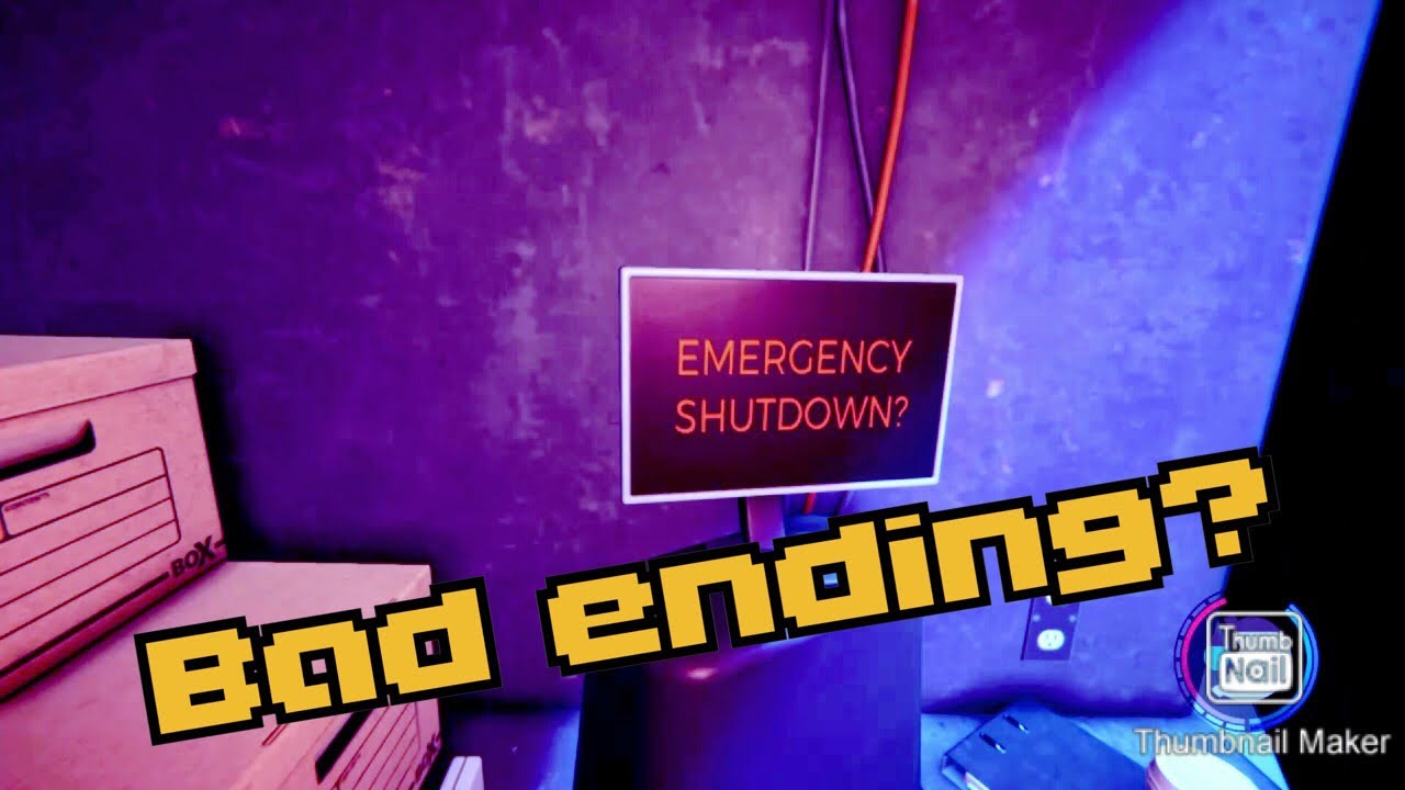 THE FOREST- EMERGENCY SHUTDOWN/ BAD ENDING?