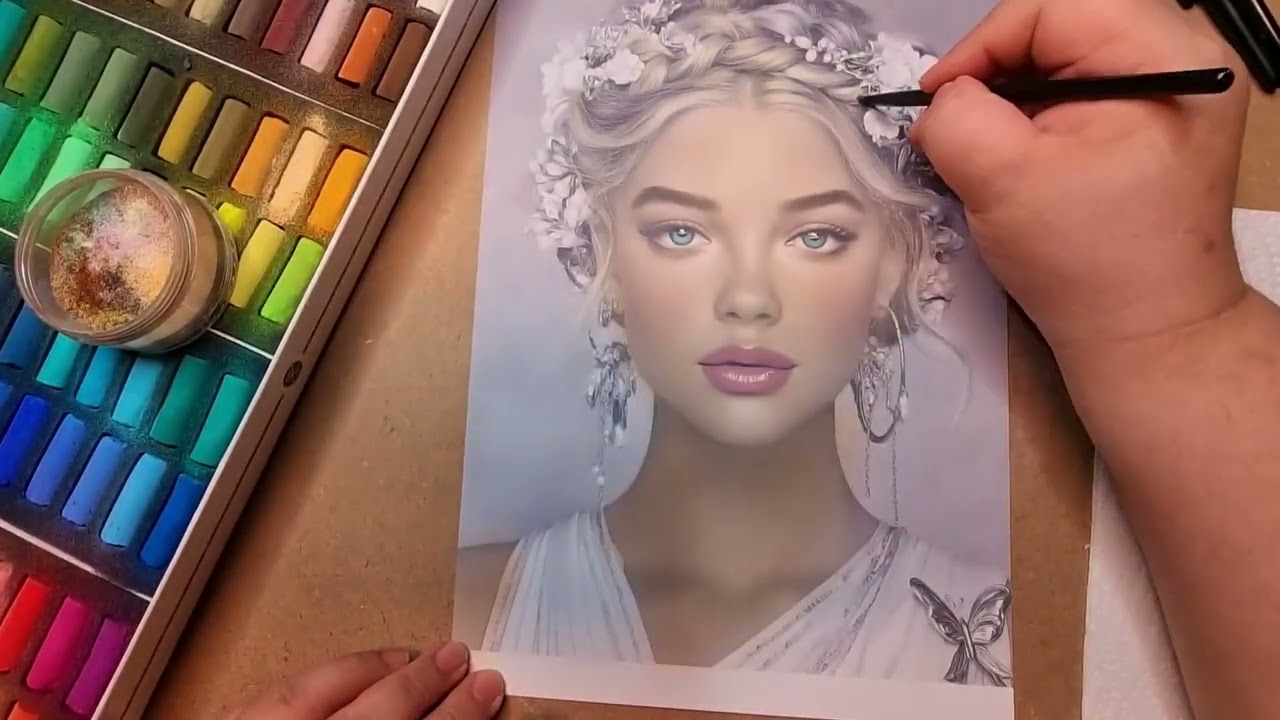 Charming Greek Goddess - 💖 Bold & Beautiful in Grayscale Timelapse