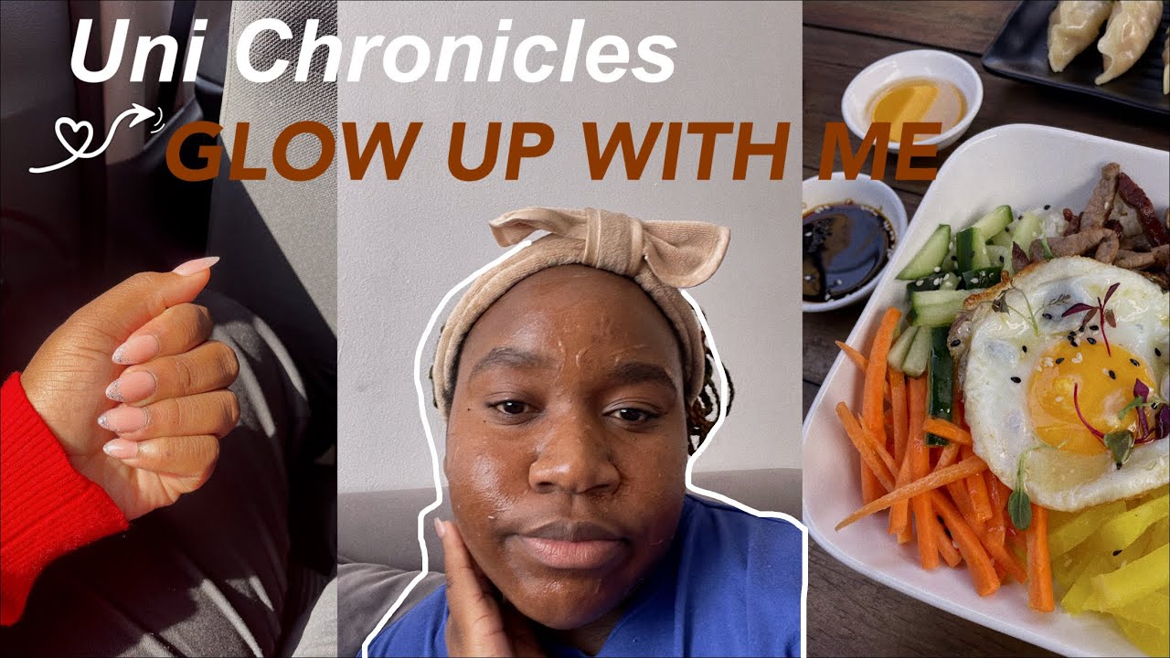 glow up in *48 hours* with me🧖🏾‍♀️💅🏽🤍|| Uni Chronicles