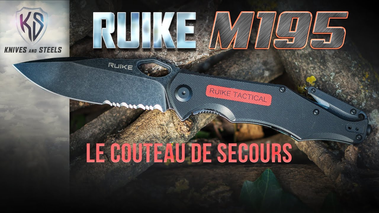 Ruike M195 Tactical Rescue knife - le couteau de secours