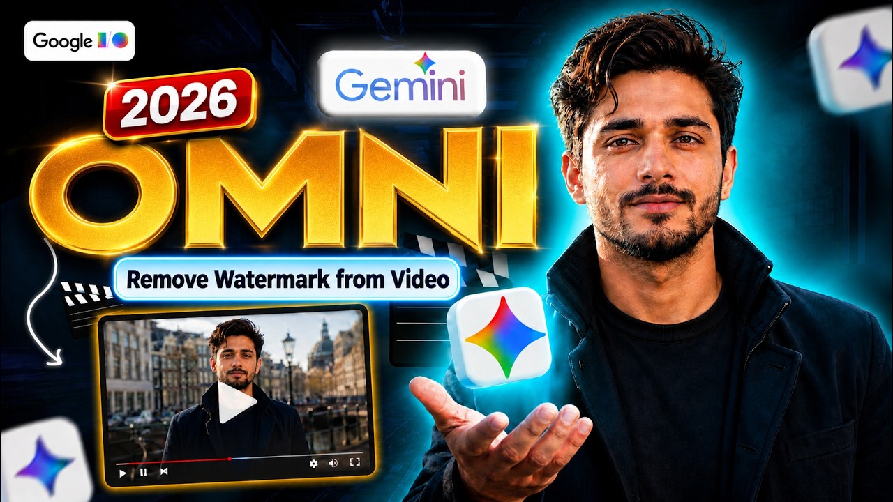 Я попробовал новый Gemini Omni Flash (это просто жесть) и способ убрать водяной знак