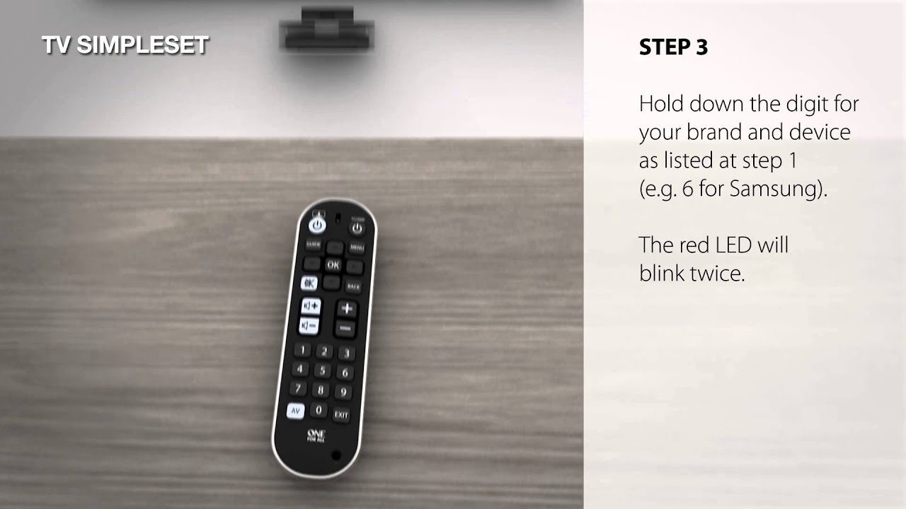 Universal Remote Control &ndash; URC 6820 Zapper+ - how to setup by SimpleSet