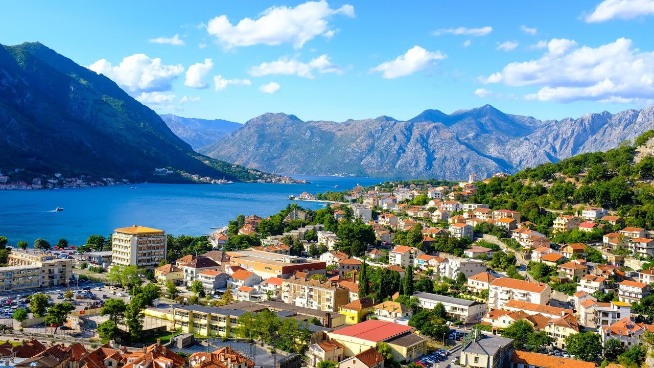 Kotor walking tour. Montenegro cruise. Boko Kotor Bay