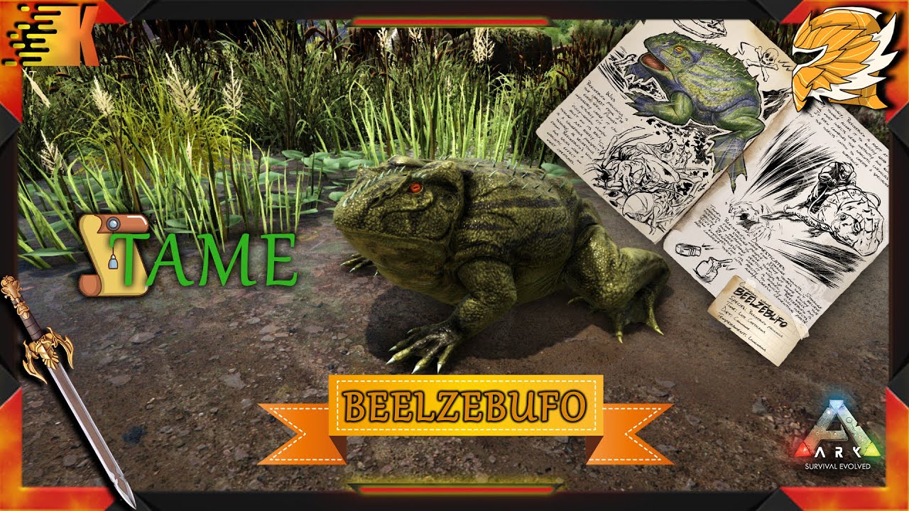 آموزش بازی ARK: تیم کردن قورباغه (Beelzebufo)