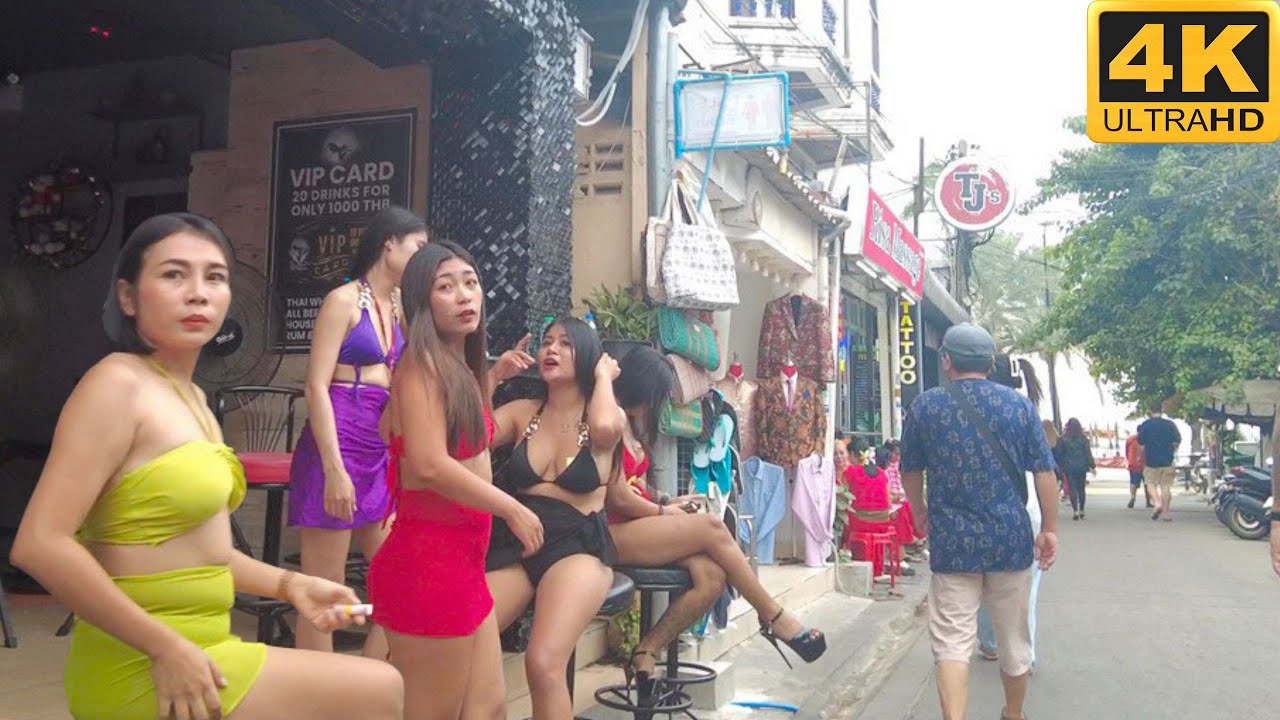 4K Pattaya  Walk soi 7, soi 8, Central Pattaya road, 2nd road. December 2023