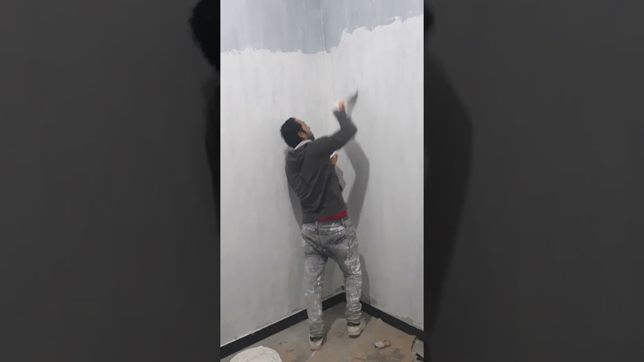 طريقةاستخدام المالج فى سحب المعجون الاسمنتى