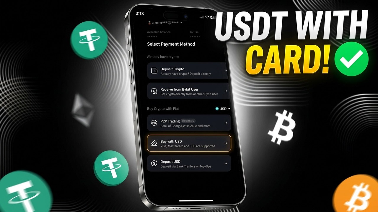 How To Buy USDT In Bybit Using Any Card Visa, Mastercard, etc (Quick and Easy)
