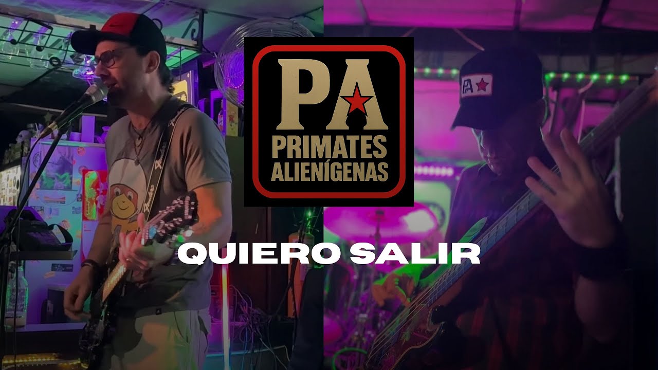 QUIERO SALIR LIVE CLIP 2025 | PRIMATES ALIENIGENAS
