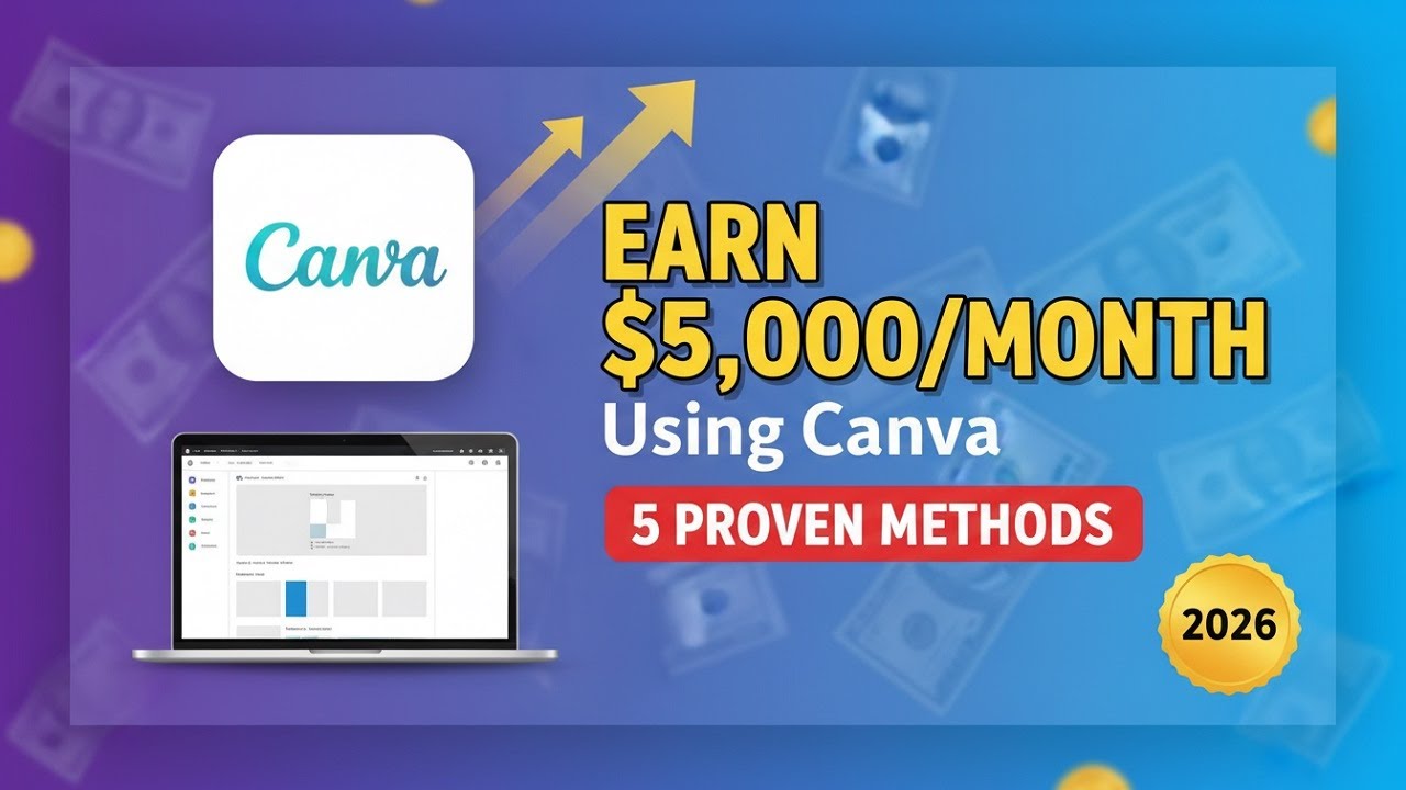 How to Make Money on Canva in 2026 (5 Proven Methods)