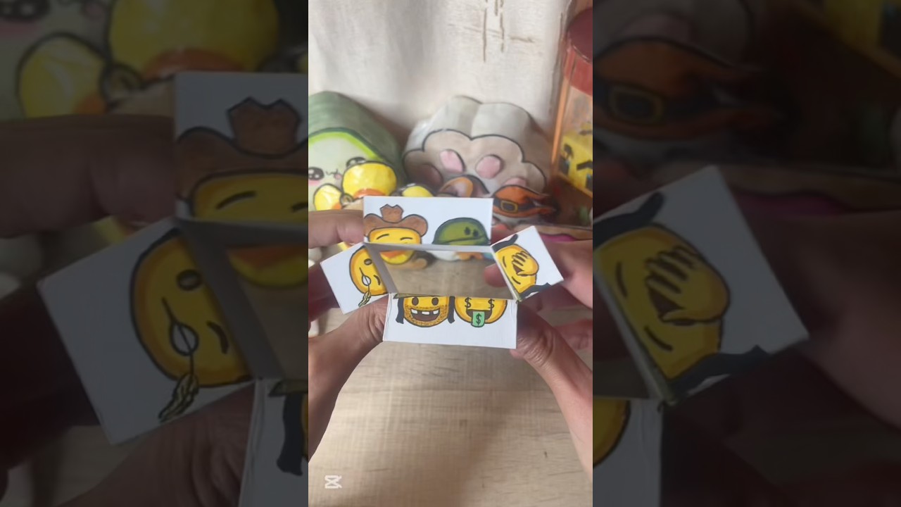 Paper craft 🤠🤑🥱🪖#diy #art #cute #thingstodo #papercraft #crafts #shorts