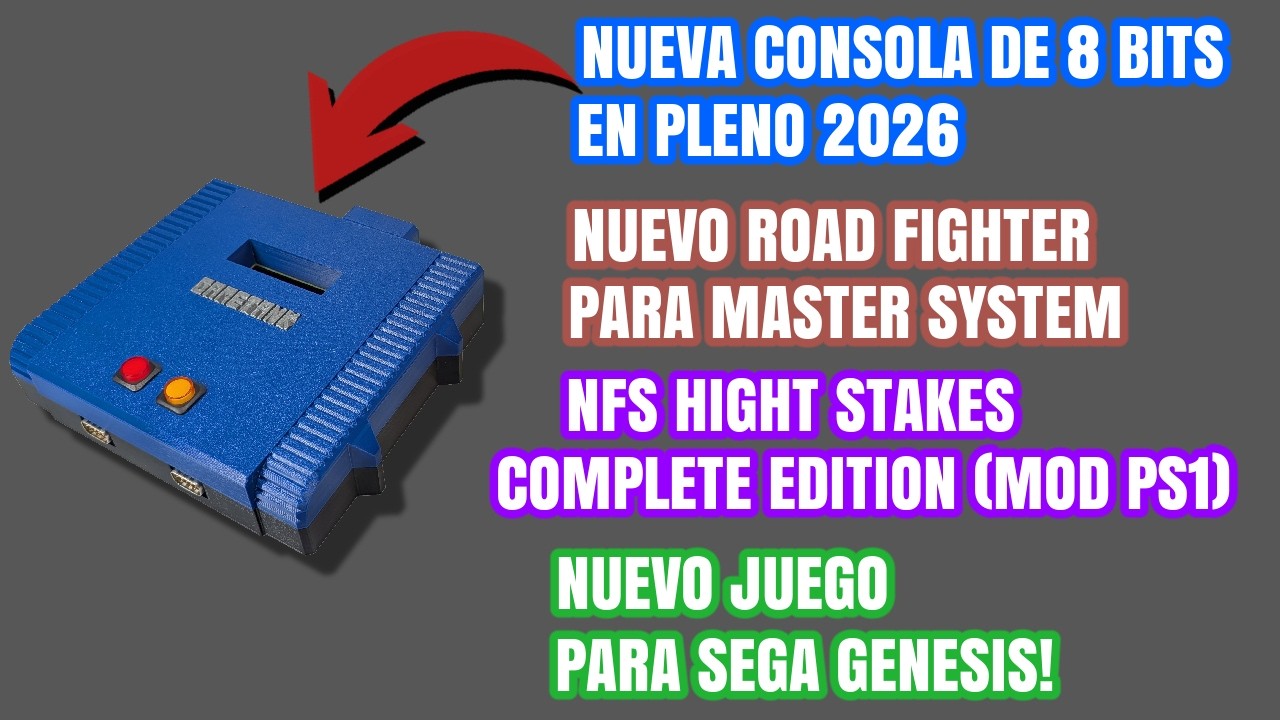 Una NUEVA CONSOLA DE 8 BITS! (con juegos exclusivos) Y mas noticias!!!