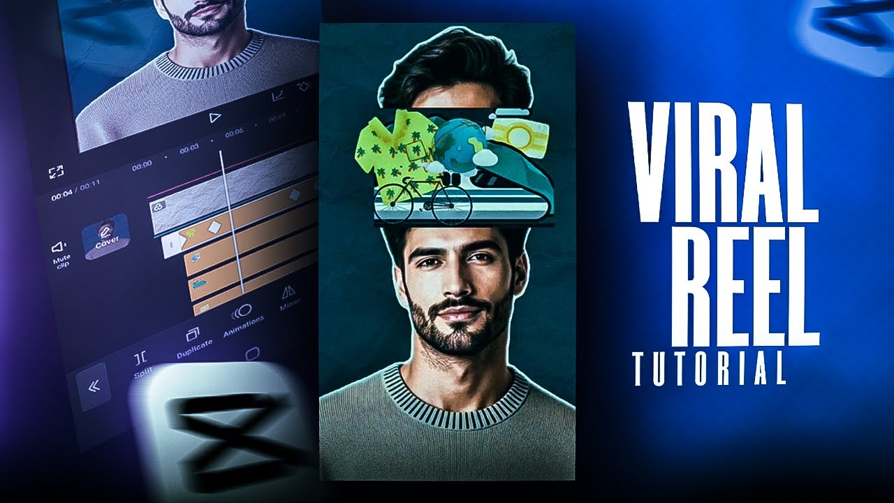 🤯 VIRAL Head Split Effect Tutorial - CapCut Edit Malayalam