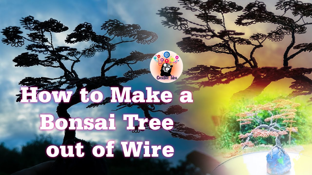 How to Make A Bonsai Tree Out Of Wire | Episode 02 | (SL CREATIVE IDEAS)