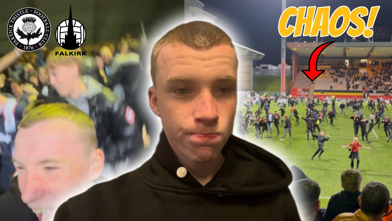 CHAOS AT FIRHILL AS PARTICK THISTLE WIN VS FALKIRK!