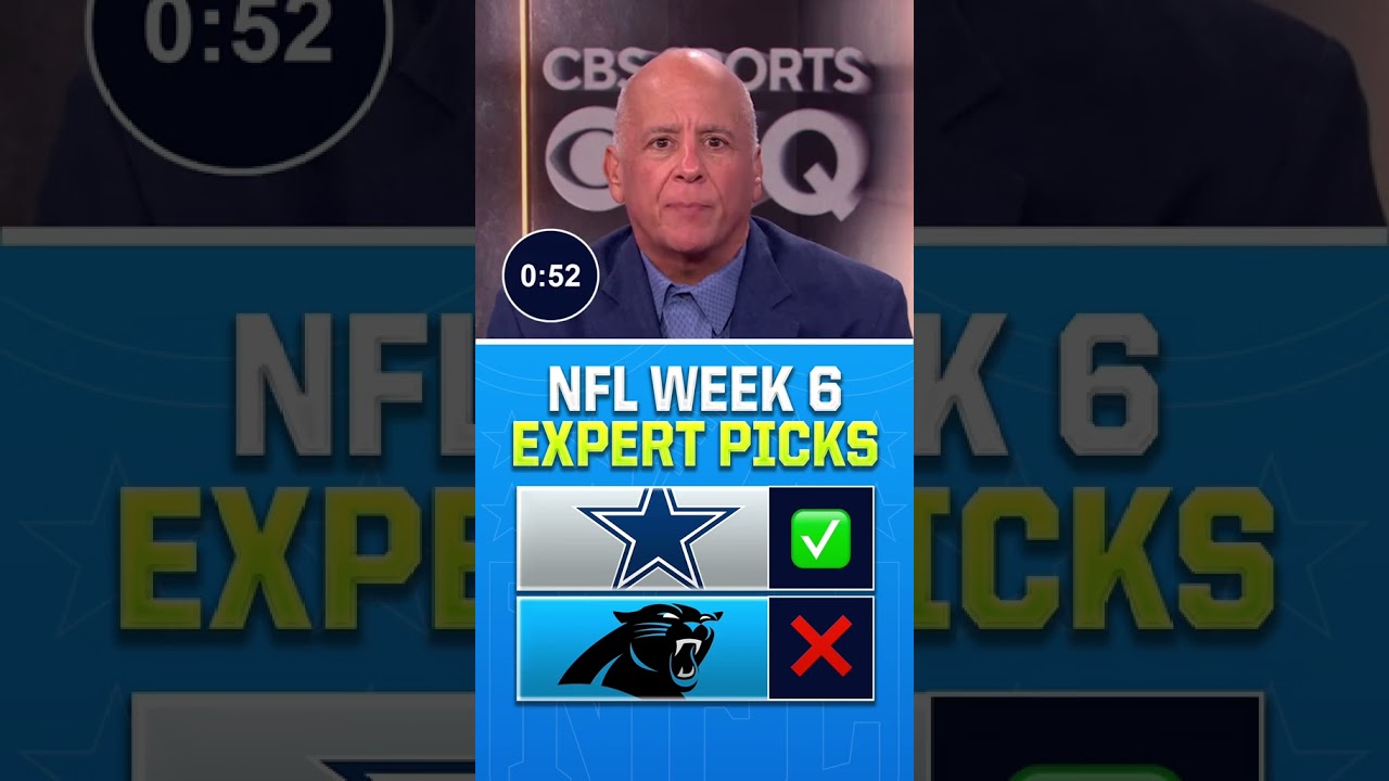 Picking EVERY Week 6 NFL game in under a minute ✅ #shorts