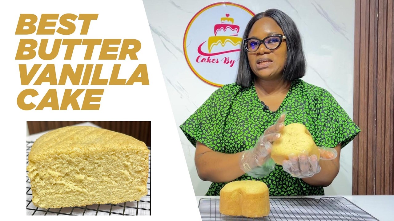 Free Fluffy Vanilla Cake Recipe✨#cakesbyife