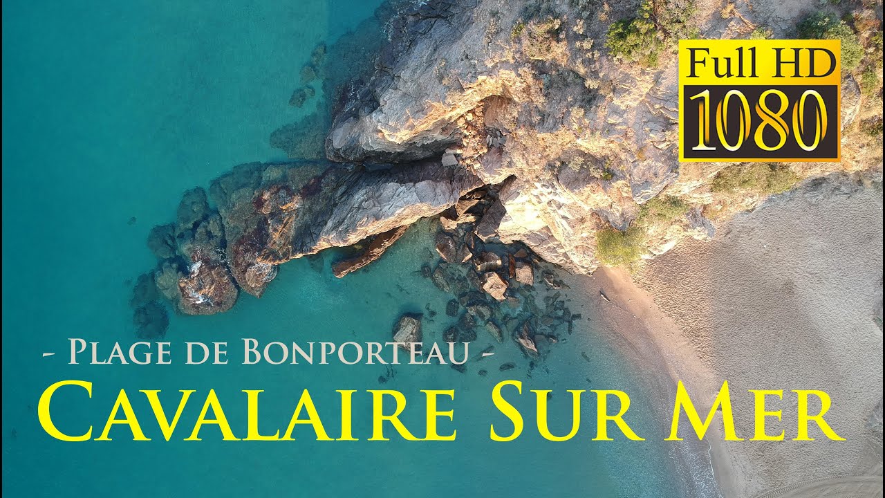 French Riviera, Plage de Bonporteau - Cavalaire sur Mer, DJI Spark Cinematic footage