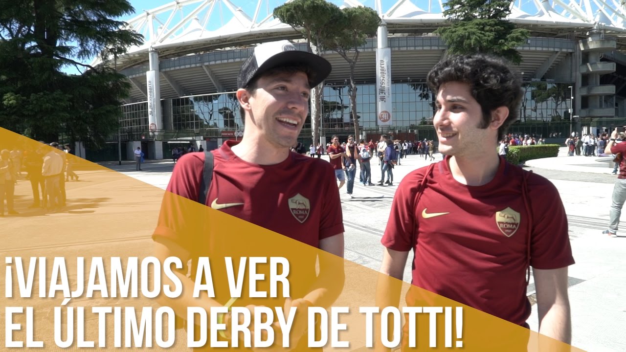 Invitamos a un cliente a ver en directo el último Derby de Totti