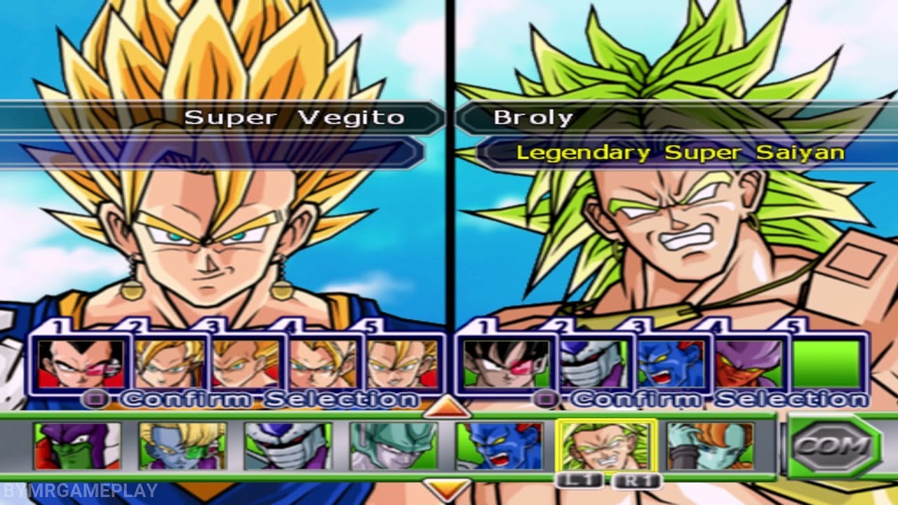 Dragon Ball Z Budokai Tenkaichi 2 Goku & Vegeta vs Movie Villains (COM VS COM)