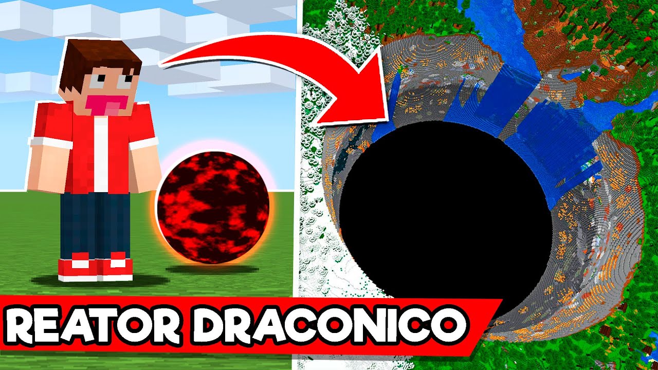 EXPLOS&Atilde;O DO REATOR NUCLEAR DRACONICO - MAIOR TNT DO MINECRAFT - ODISSEIA