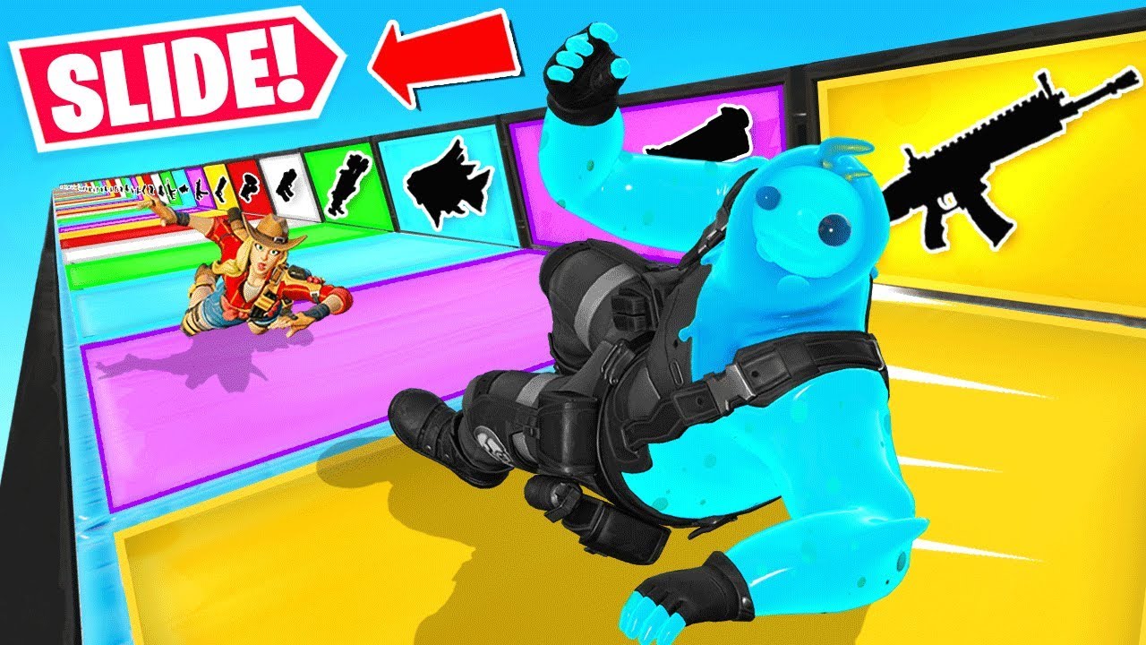 We Got SO Many LEGS!!! *NEW* Death Slide for LOOT! (Fortnite)