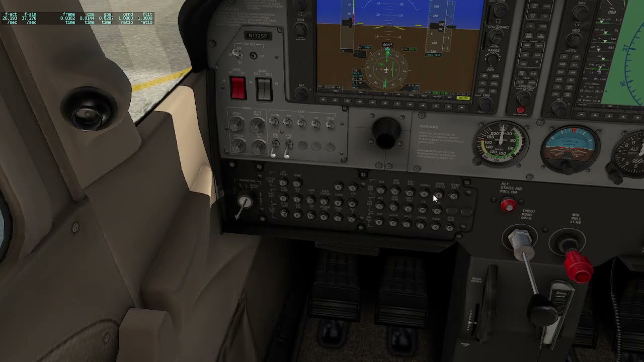ÇILDIR ( LTBD ) - MİLAS ( LTFE ) | 10L PİSTİNE OTOPİLOT ILS X YAKLAŞMASI | X-PLANE 11 | C-172S