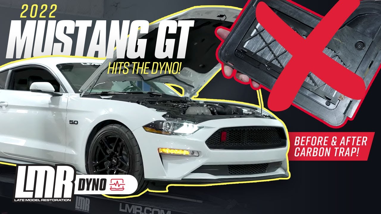 2022 Ford Mustang GT Gen 3 Coyote Dyno: With & Without Carbon Trap | Good Gains!