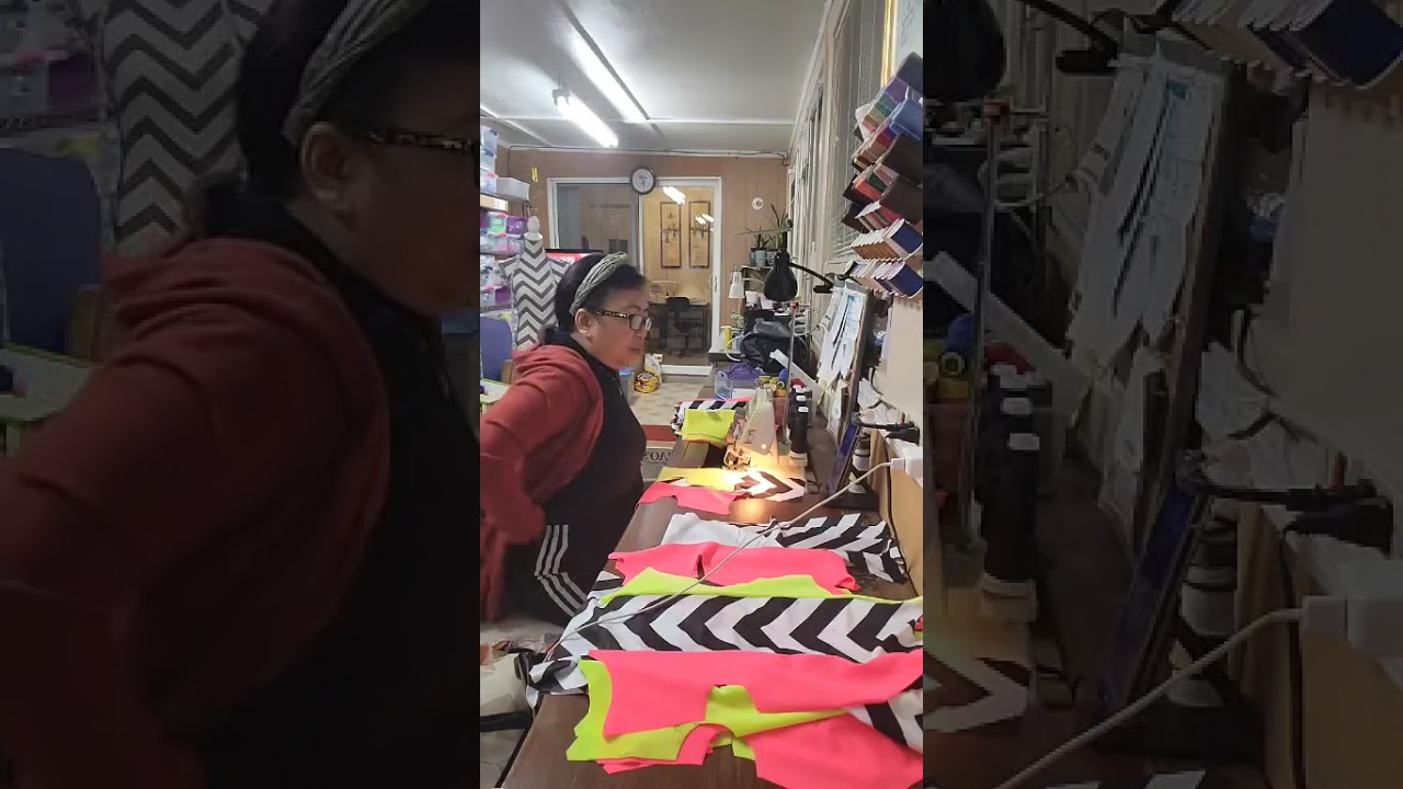 WORK FROM HOME SEWING A DANCE COSTUME FOR A CLIENT
