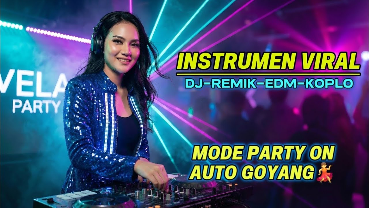 DJ Instrumental Nonstop 🔥 Party Beat Tanpa Vokal | EDM Koplo Mix