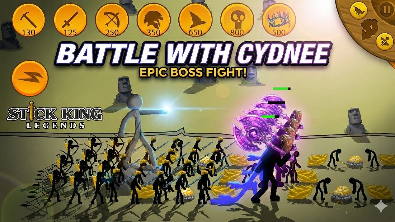 Stick King Legend | Insane Tournament Mode Battle With Cydnee
