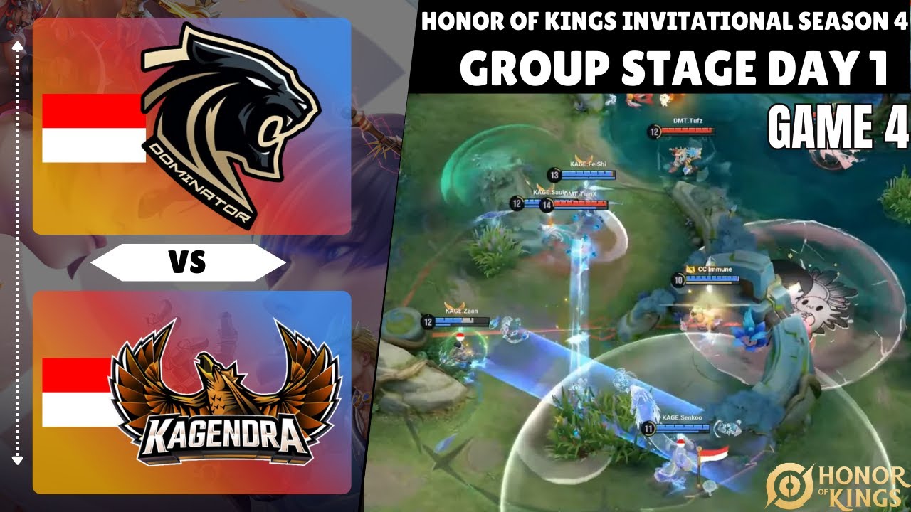 🇮🇩 DOMINATOR ESPORTS vs 🇮🇩 KAGENDRA | GAME 4 | HIGHLIGHTS | KSI4 | Group Stage Day 1
