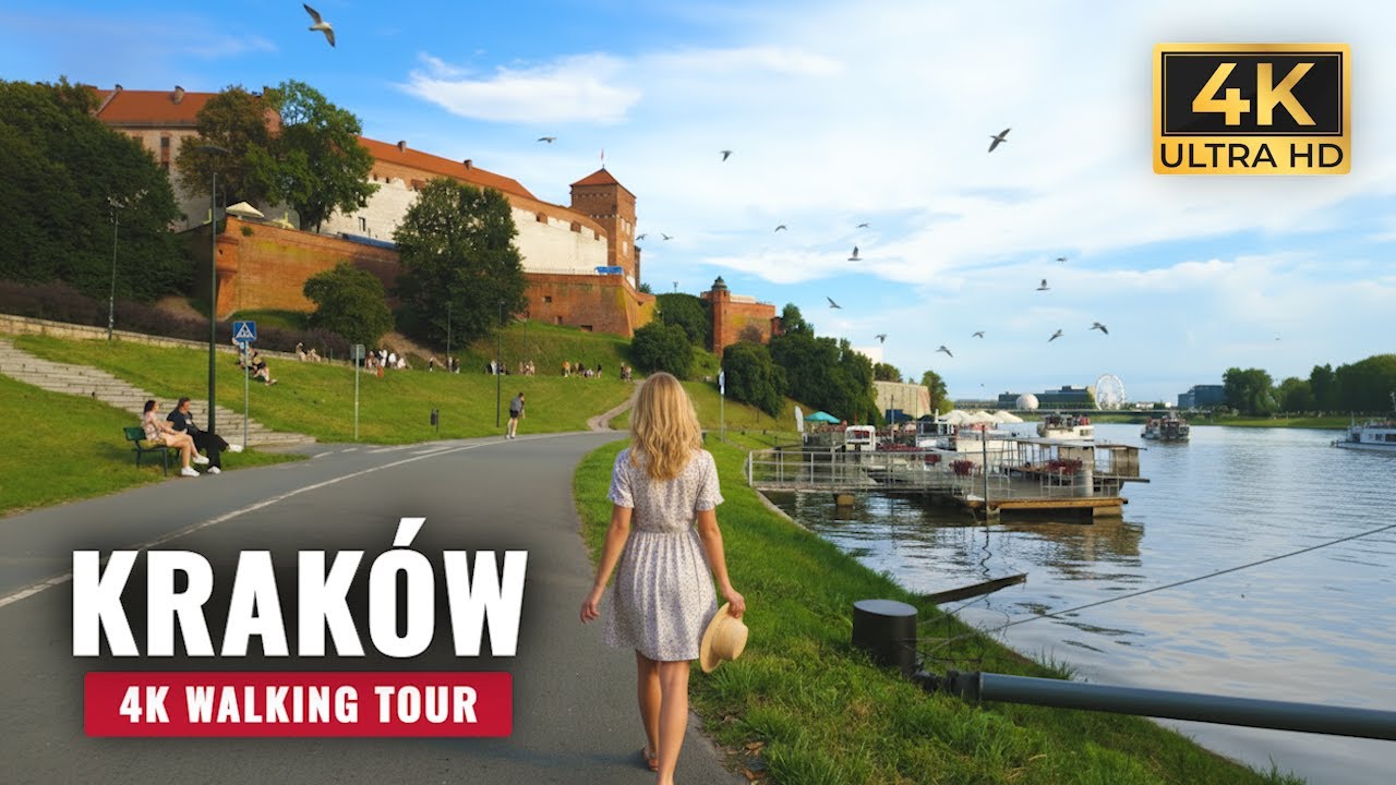 Life Can Look Like This - Walking the Calm Streets of Kraków in 4K