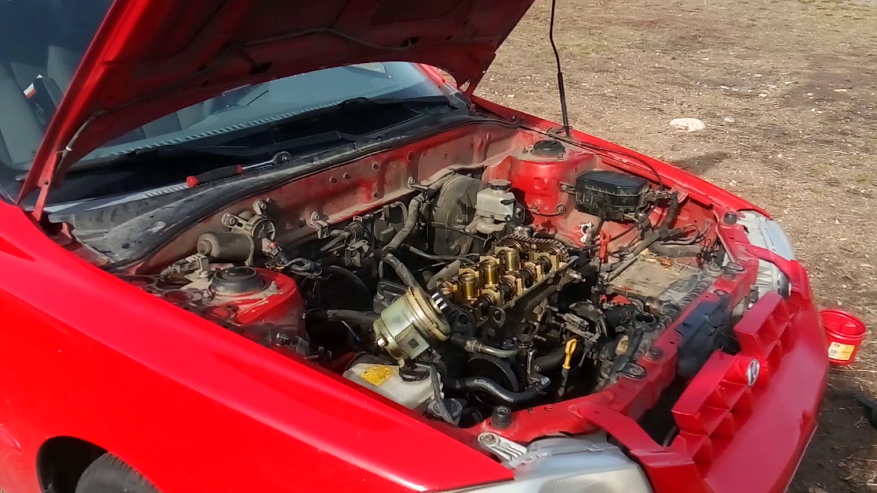 Hyundai accent 1.6l cylinder removal part 2