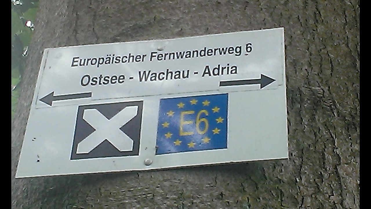 Europäischer Fernwanderweg E6 von Leitstade nach Lauenburg am 23. Juli 2016