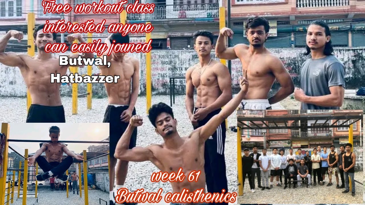 week 61 Saturday morning class at Butwal Calisthenics
