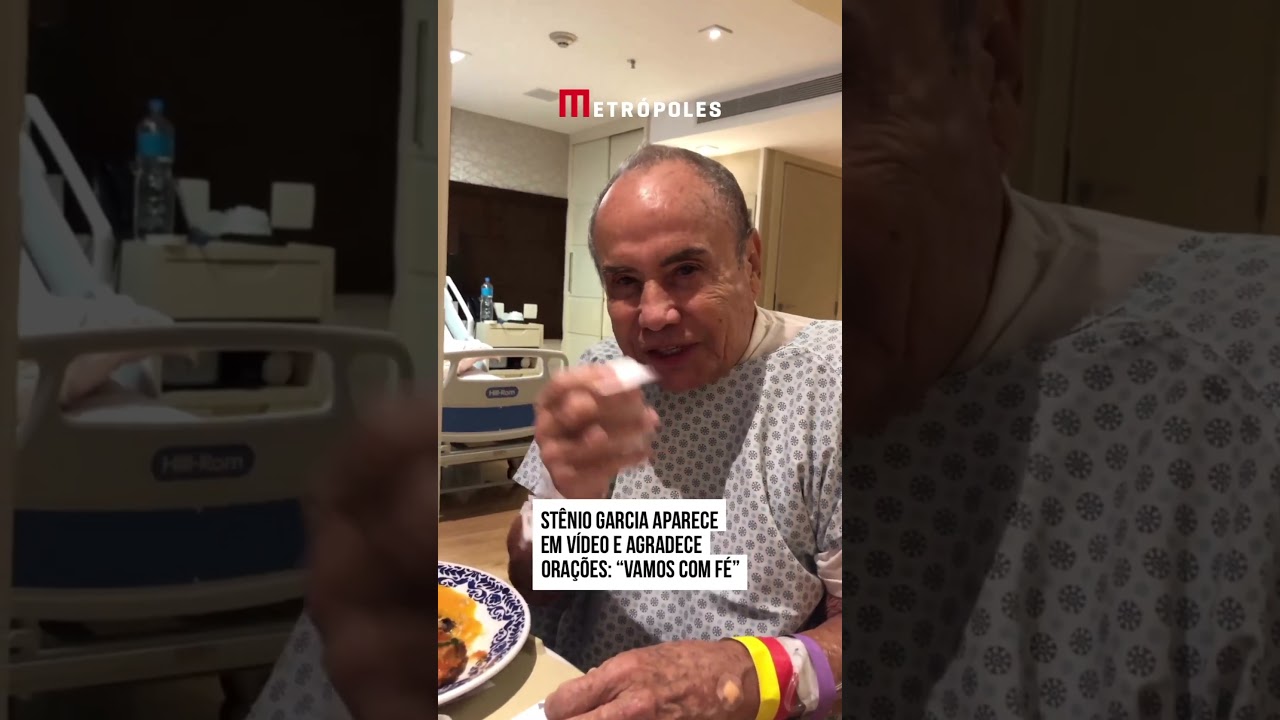 St&ecirc;nio Garcia aparece em v&iacute;deo e agradece ora&ccedil;&otilde;es: 