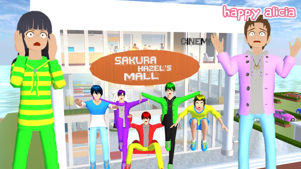 Yuta Mio Belanja Borong Di Mall Sakura Kebetulan Ketemu BST😱😎🛍 | Sakura Simulator | Happy Alicia