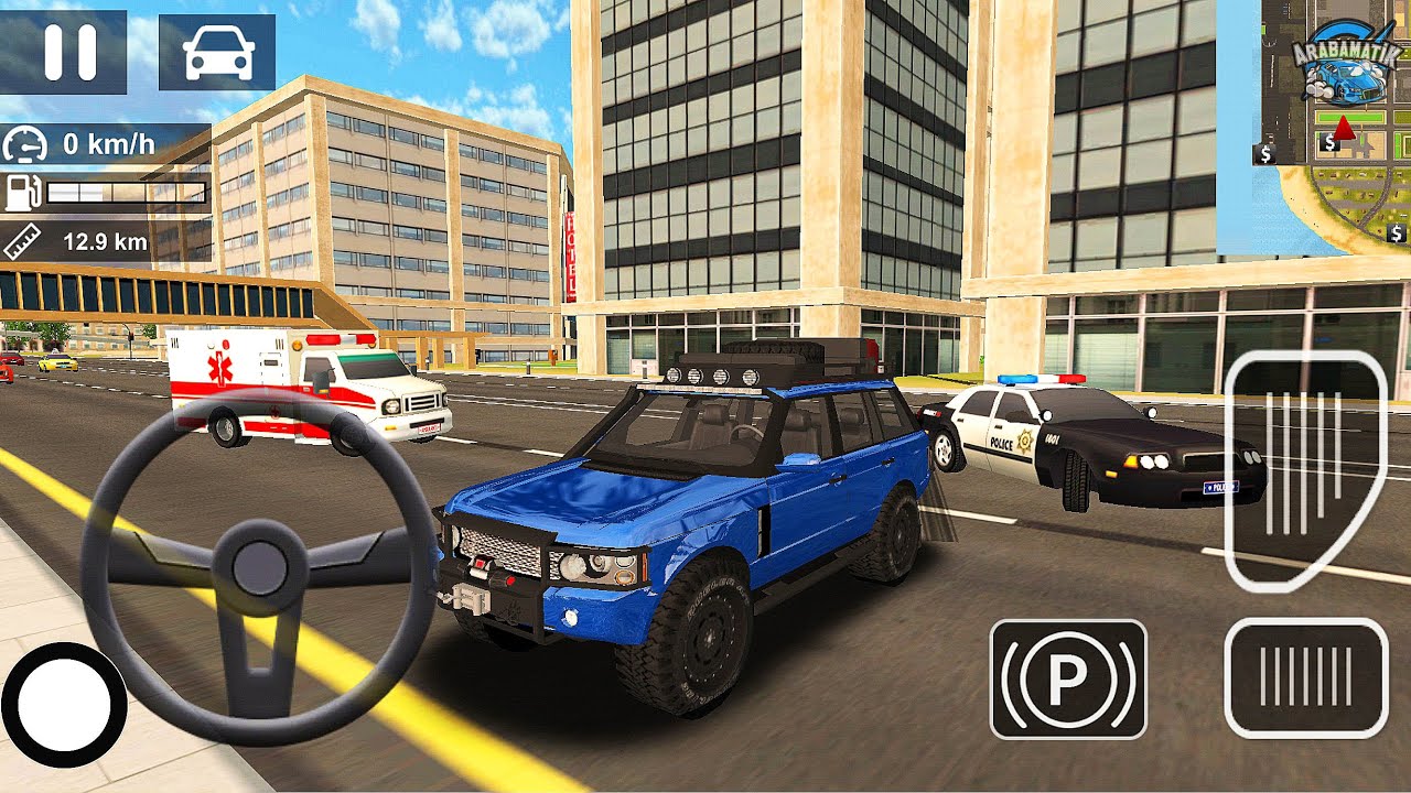 Range Rover SUV Sürüyoruz - Crime Car Driving Simulator - Best Android Gameplay