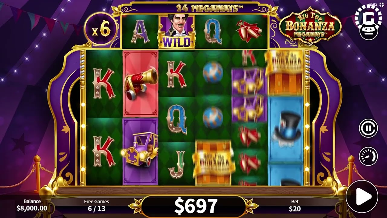 Big Top Bonanza Megaways&trade; by Skywind Group Slot Features | GamblerID