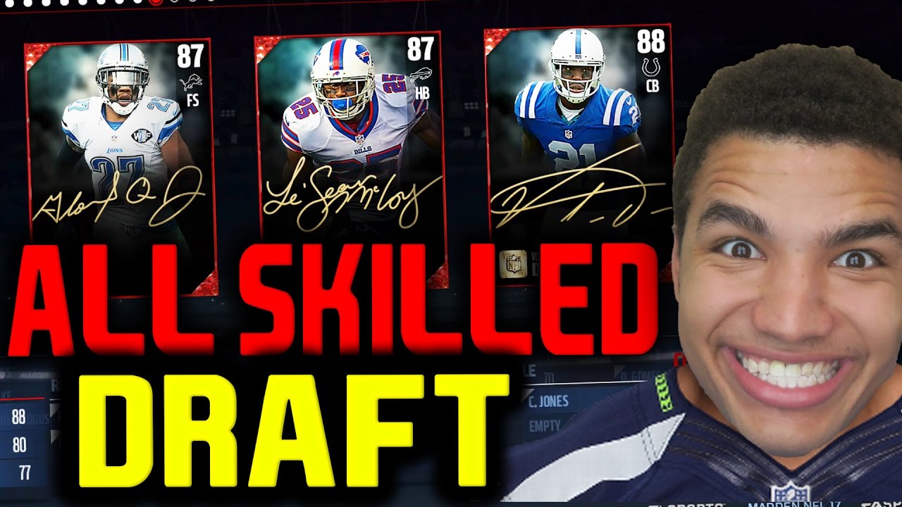 ALL SKILLED POSITION DRAFT! MADDEN 17 DRAFT CHAMPIONS