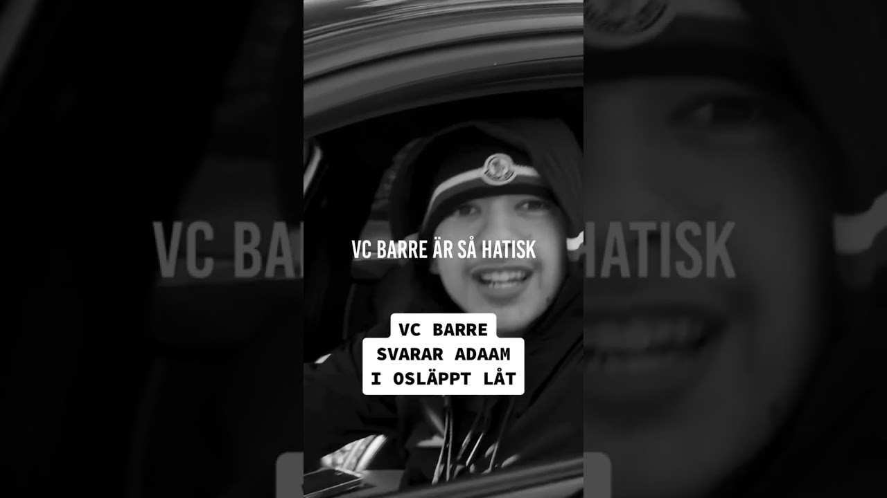 VC Barre Dissar Adaam! 😱🔥 Osl&auml;ppt L&aring;t Exposed! #shorts #VCBarre #Adaam #SvenskRap #HipHop