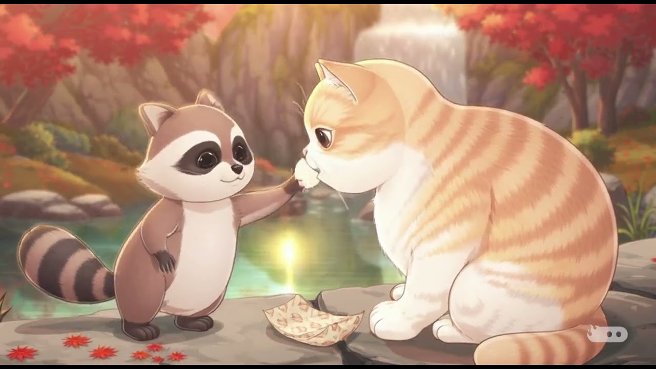 Maple Leaf Journey and the Hidden Path | Mochi & Tanuki Healing Van Life山間楓葉之旅與意外的迷路   #GhibliStyle