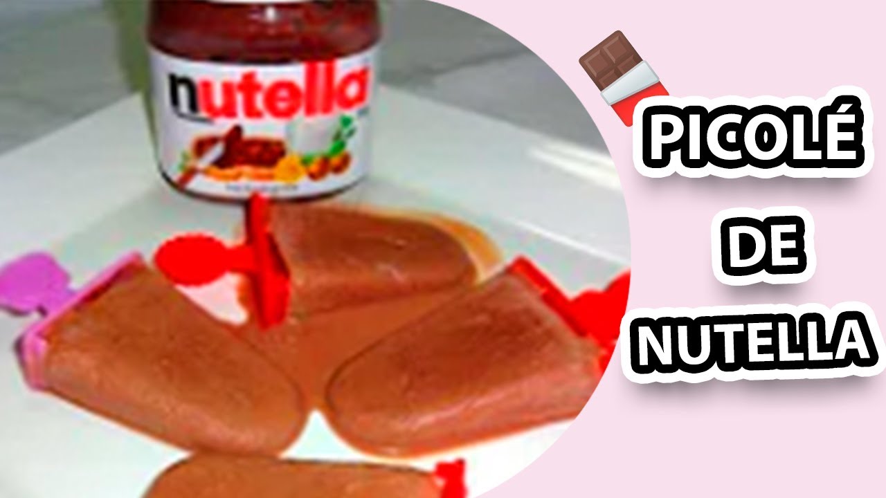 Brincando de Ana Maria: Picolé de Nutella