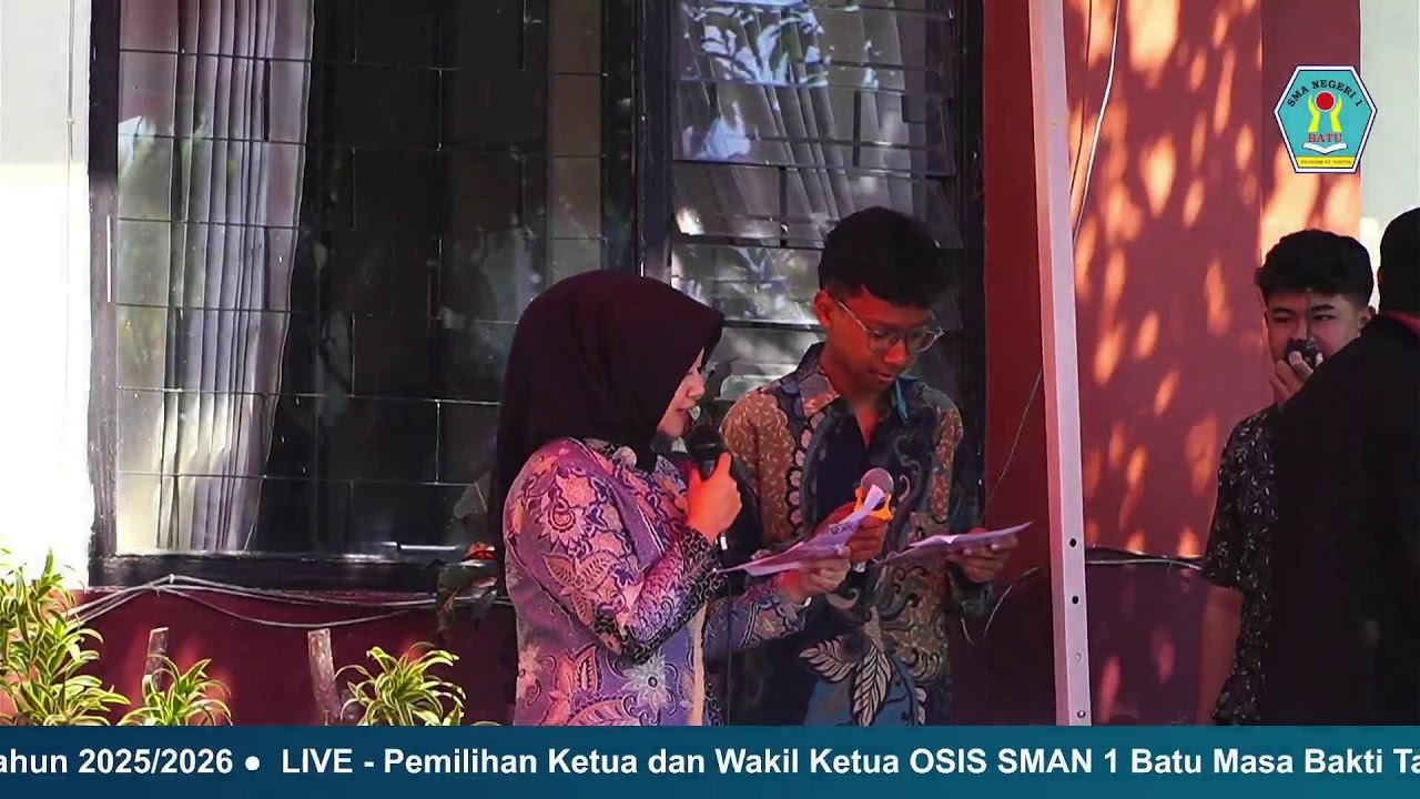 Debat Pemilihan Ketua dan Wakil Ketua OSIS SMAN 1 Batu Masa Bakti Tahun 2025/2026