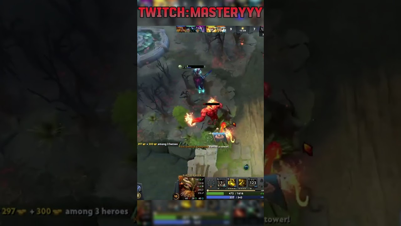 10К ММР ФИСУРА | 10K MMR FISSURE  #dota2 #dota2highlights #дота2 #earthshaker #dotamemes #дотамемы